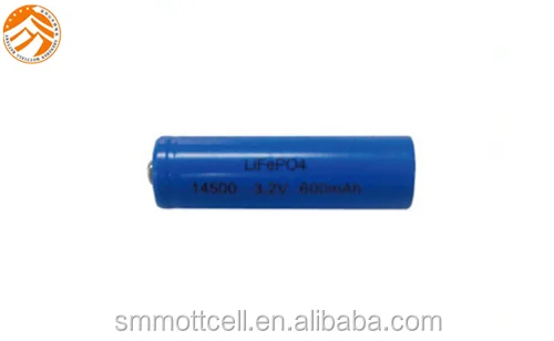 باتری IFR14500 3.2V 600mAh lifepo4 3