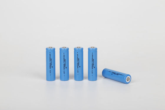 Lifepo4 AA باتری با سرعت تخلیه بالا IFR 14500 باتری 3.2V 400mah