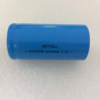 3.2V Lifepo4 لی یون سیلندر باتری لیتیوم سلول 32700 32650 5000mAh 6000mAh