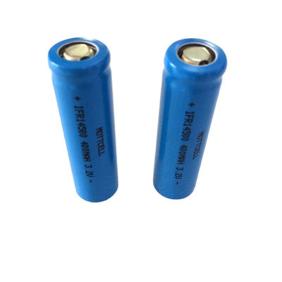 14500 LFP سیلندر باتری لیتیوم 3.2V 600mAh باتری لیتیوم فوسفات آهن