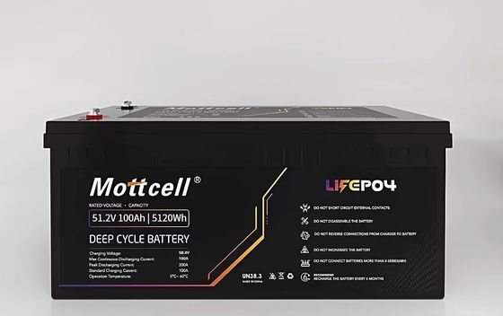 LiFePO4 باتری لیتیوم صنعتی 48V 100Ah برای لیفتراک الکتریکی و انرژی خورشیدی